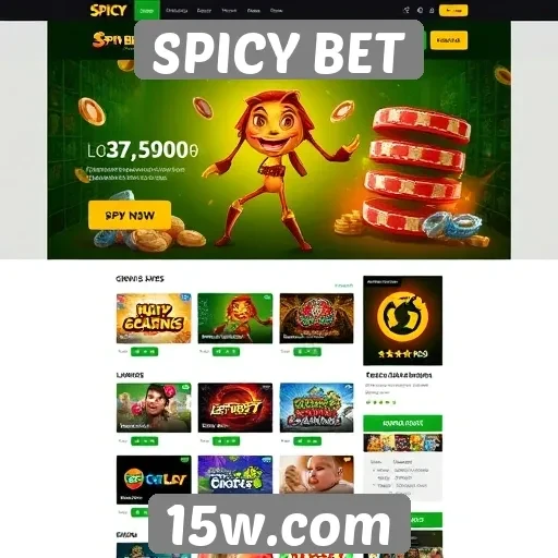 Novo design do site SPICY BET melhora experiência do usuário